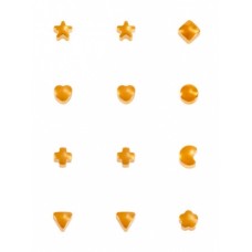 R513 серьги-иглы средние 12 пар