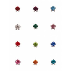 R113w серьги-иглы средние 12 пар